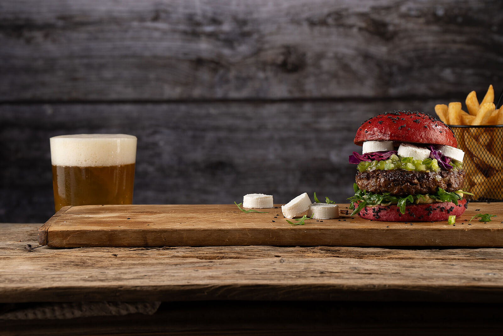 Burger Picasso mit MilchMeister Talern